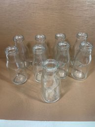 Set Of 8 Arcoroc 10.75 Oz Milk Jars