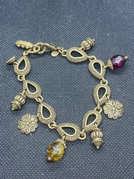 Premier Designs 3' Faceted Plastic Charm Bracelet