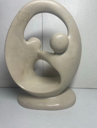 Hand Carved Soapstone Circle Of Love Figure
