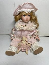 Unbranded Sitting Porcelain Doll