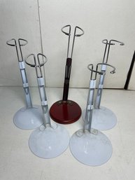 Lot Of 5 Doll Stands