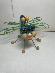 Cute Outdoor Dragonfly Bobblehead Decoration