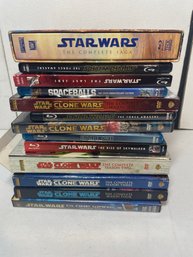 Star Wars DVD & Blu-Ray Lot