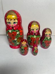 Set Of Russian Nesting Dolls