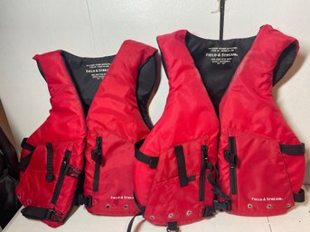 2 Field & Stream Adult Life Vests