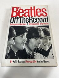 The Beatles Off The Record Hardcover By Keith Badman 2000