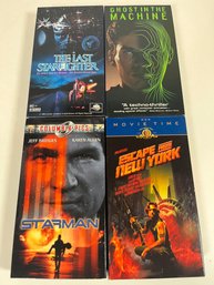 Lot Of 4 VHS Sci-fi Movies Escape From New York Starman Ghost In The Machine