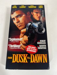 From Dusk Til Dawn VHS Quentin Tarantino Robert Rodriguez