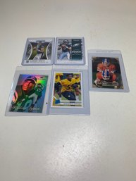 Lot Of 5 Various Football Cards From 1997-2019