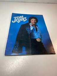 Vintage Tom Jones Autographed Souvenir Program Photograph Booklet