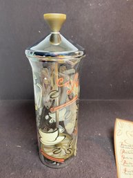 Brand New 6.75' Glass Milk Frother Carafe