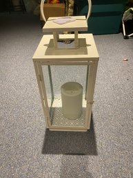 18' Decorative Glass Candle Holder Lantern Box