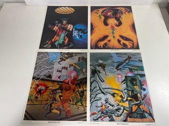 Uncanny X Men 11x14 Inch Lithograph Prints 1983 John Bryne Steve Fastner Rich Larson