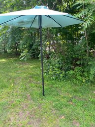 Unbranded Like New 70'  Light Blue Outdoor Umbrella
