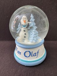 Disney 5.75' Olaf Musical Snow Globe Plays ' Let It Go '
