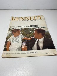 1963 John F Kennedy And His Family In Pictures Look Brand Photography Magazine Book