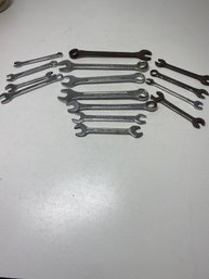Lot Of 15 Various Wrenches Including Masterforge, TPCO, And More