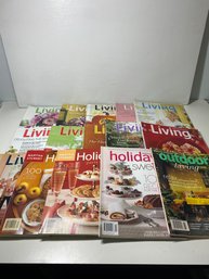 Lot Of 15 Martha Stewart Living And Holiday Magazines With Years 2002-2009