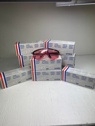 Lot Of 10 Brand New Uvex Astrospec 3000 Industrial Protective Eye Glasses