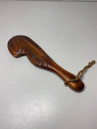 12' New Zealand Oceanic Wooden Hand Carved Marai Tribal Club