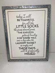 18x14 Be Thankful Wall Hanging