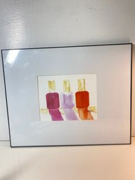 20x16' Essie Nail Polish Laine Trevey Matted Print Wall Hanging