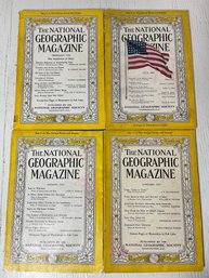 The National Geographic 1943 Lot Of 4 Ww2 Era
