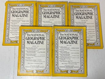 National Geographic 1948 Lot Of 5