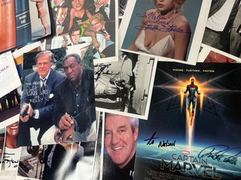Lot Of Over 25+ Autographs Various Celebrities From Different Eras Contains Duplicates No COA