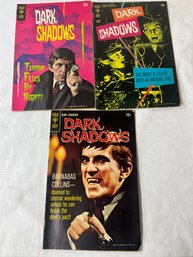 Lot Of 3 Dark Shadows Comic Books Gold Key 1970