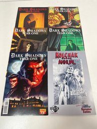 Dark Shadows Year One Dynamite Issues 1,2,4,5,6 Moonstone Comics Kolchak Tales Annual 1