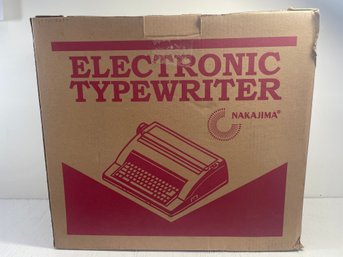 NIB Electronic Typewriter By Nakajima WPT-150