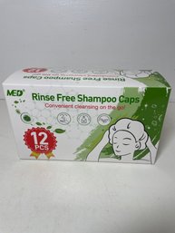 New Sealed MED Rinse Free Shampoo Caps 12PCS