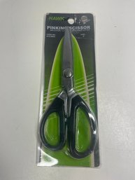 Brand New Hawk 8' Pinking Scissors Leather/Cloth & Paper Cutting