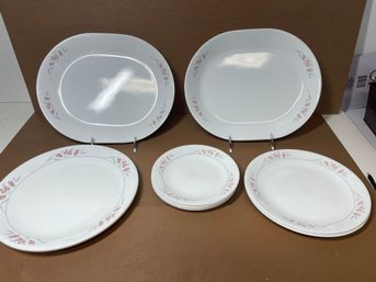 12 Piece Corelle Silk Blossoms Dish Set