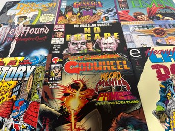 Lot Of 9 First Issue Comic Books Mostly Underground Malibu Epic Entity Marvel