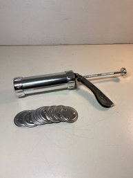 Biscuit Brand Stainless Steel Cookie Maker Tube Press