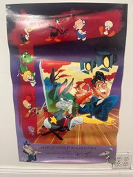 1989 Bob Clampett Museum Of The Moving Image Looney Tunes Poster 24x36 Inches