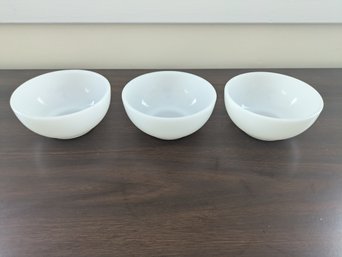 Fire King Small Bowls, Set Of 3