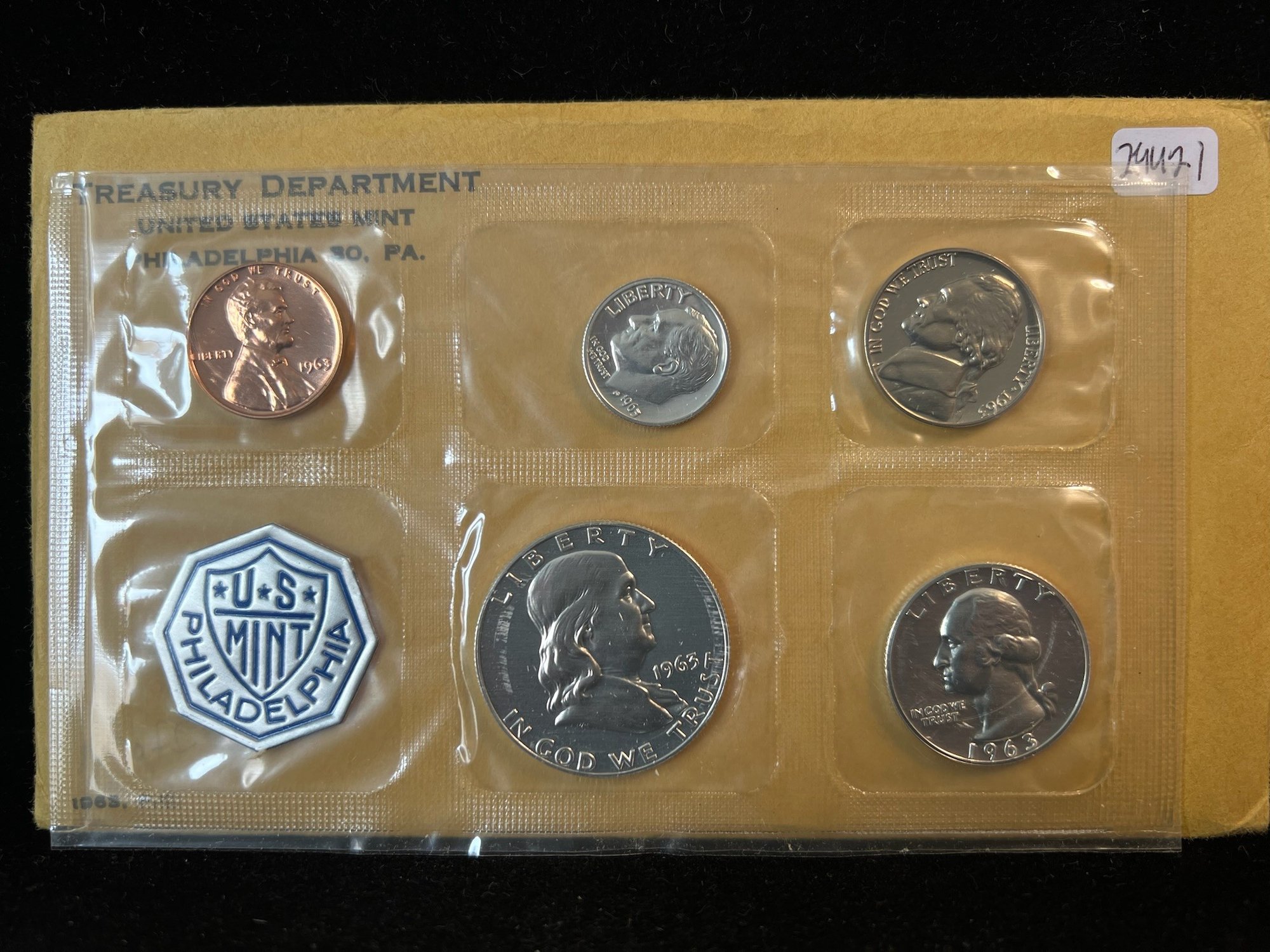 1963 US Mint Silver Proof Set #24421 | Auctionninja.com