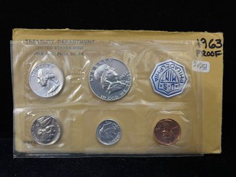 1963 US Mint Silver Proof Set