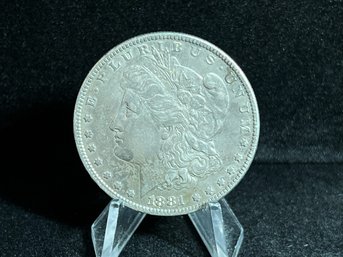 1881 P Morgan Silver Dollar - Extra Fine
