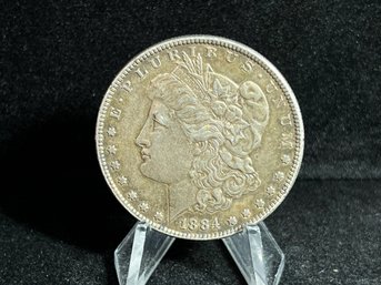 1884 P Morgan Silver Dollar - Extra Fine