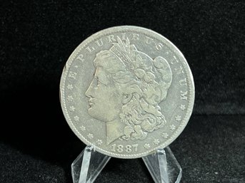 1887 O Morgan Silver Dollar - Very Fine