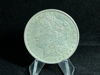 1898 P Morgan Silver Dollar - Almost Uncirculated