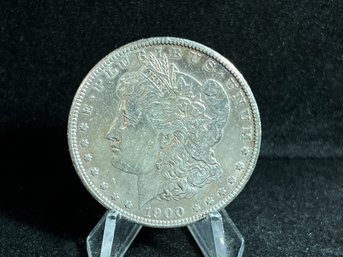 1900 P Morgan Silver Dollar - Almost Uncirculated