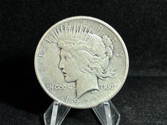1921 P Peace Silver Dollar - Extra Fine - Key Date