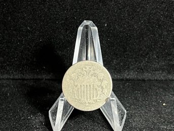 1872 Shield Nickel 5 Cent - Circulated