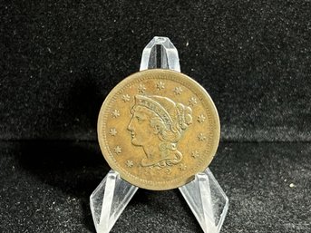 1852 Braided Hair Large Cent - Extra Fine