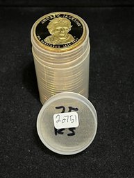 Roll Of Proof Sacagawea Dollar Coins $25 Face Value - Mixed Years And Mint Marks